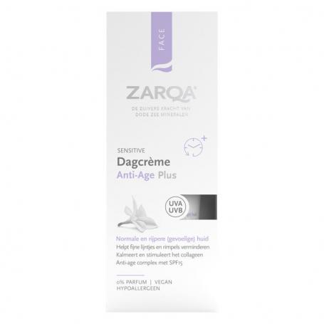 Dagcreme anti age plus sensitive spf15 van Zarqa
