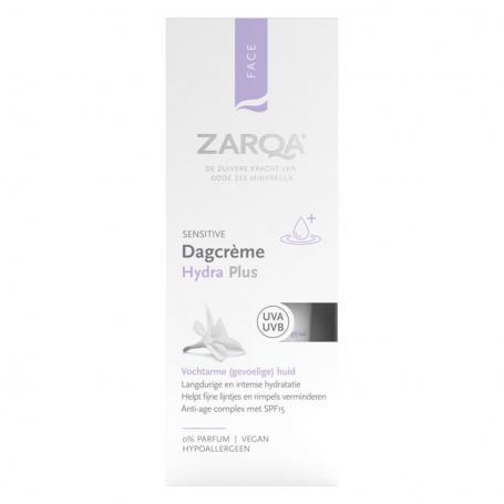 Dagcreme hydra plus sensitive spf15 van Zarqa