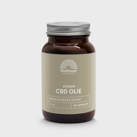 Mattisson CBD olie 15mg (60 capsules) van Mattisson