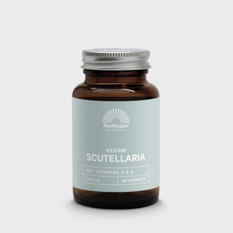 Scutellaria 2500mg met vit B C curcumine vegan van Mattisson