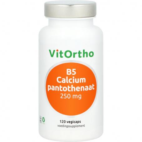 B5 calcium pantothenaat 250mg van Vitortho