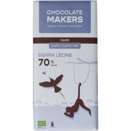Sierra Leone salty caramel 70% bio van Chocolatemakers