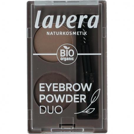 Eyebrow powder duo bio van Lavera