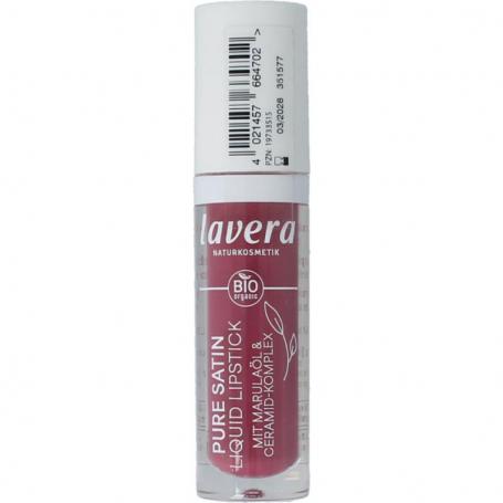 Lipstick liquid wild mauve 03 bio van Lavera