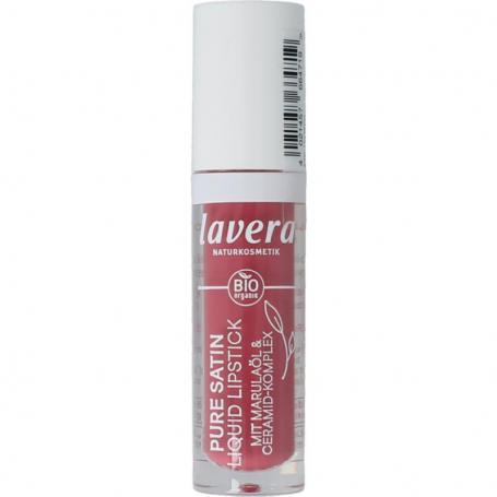 Lipstick liquid sweet peony 04 bio van Lavera