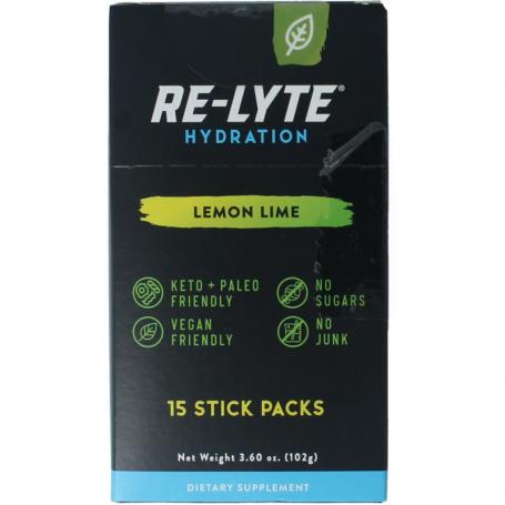 Hydration drankmix citroen/limoen stick van Re-Lyte