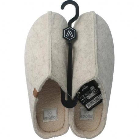 Zweedse slof beige 41/42 dames van Apollo