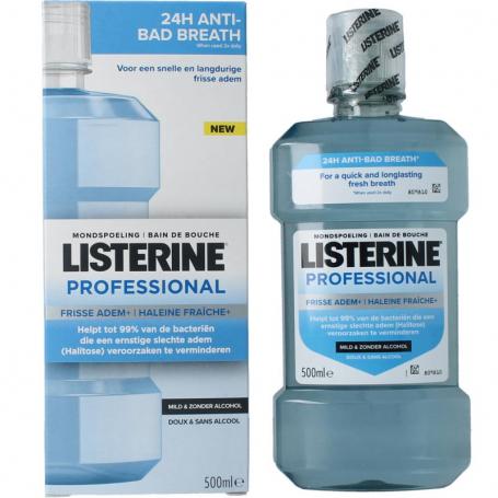 Mondwater professional fresh breath van Listerine