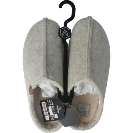 Zweedse slof beige 37/38 dames van Apollo