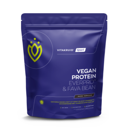 Vitakruid Vegan Protein Dark Vanilla (921 gram) van Vitakruid