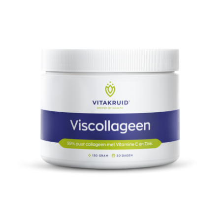 Vitakruid Pure Viscollageen Poeder met C & Zink (130 gram) van Vitakruid
