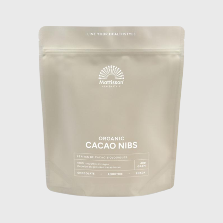 Mattisson Cacao Nibs Raw Bio (400 gram) van Mattisson