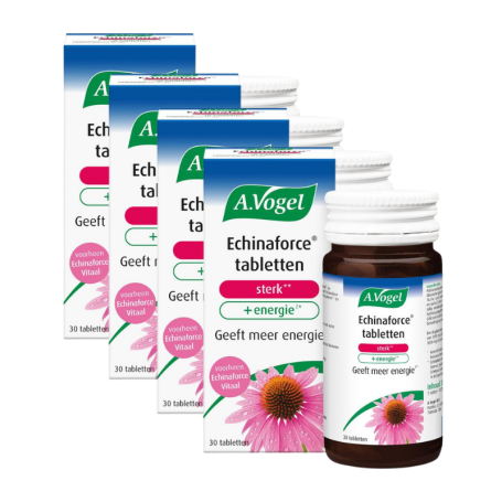 4x A Vogel Echinaforce tablet sterk & energie (30 tabletten) van A Vogel