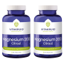 2x Vitakruid Magnesium 200 citraat (90 tabletten) van Vitakruid