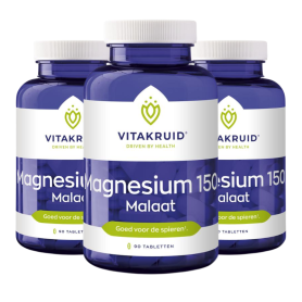 Vitakruid Magnesium 200 complex (180 tabletten) van Vitakruid
