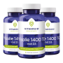 3x Vitakruid Visolie 1400 TG met D3 (60 softgels) van Vitakruid
