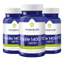 3x Vitakruid Visolie 1400 + D3 triglyceriden EPA 40% DHA 30% (30 softgels) van Vitakruid