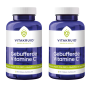 2x Vitakruid Gebufferde Vitamine C (90 vegan capsules) van Vitakruid