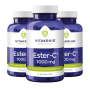 3x Vitakruid Ester C 1000 mg (90 tabletten) van Vitakruid