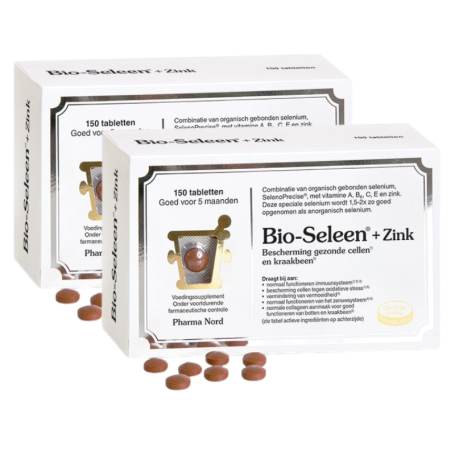 2x Pharma Nord Bio seleen & zink (150 tabletten) van Pharma Nord