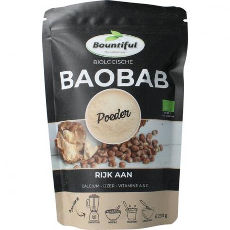 Baobab poeder bio van Bountiful