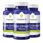 3x Vitakruid Vegan omega 3 1000 TG (60 softgels) van Vitakruid