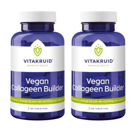 2x Vitakruid Vegan Collageen Builder (90 tabletten) van Vitakruid