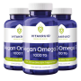 3x Vitakruid Vegan omega 3 1000 TG (90 softgels) van Vitakruid