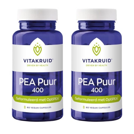 2x Vitakruid PEA Puur 400 (60 capsules) van Vitakruid
