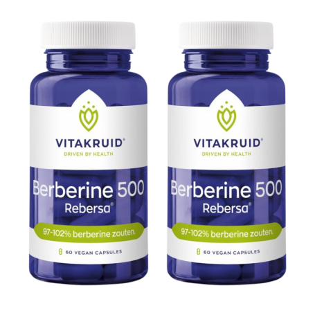 2x Vitakruid Berberine 500 Rebersa (60 capsules) van Vitakruid