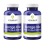 2x Vitakruid Borage Olie 1500 mg GLA 300 mg (60 softgels) van Vitakruid
