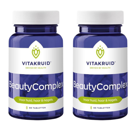 2x Vitakruid Beautycomplex haar, huid & nagel (60 tabletten) van Vitakruid