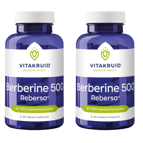 2x Vitakruid Berberine 500 Rebersa (90 capsules) van Vitakruid