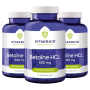 3x Vitakruid Betaine HCL (120 tabletten) van Vitakruid