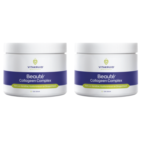 2x Vitakruid Beaute Collageen Complex Naturel (138 gram) van Vitakruid