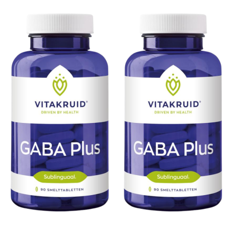 2x Vitakruid GABA Plus (90 smelttabletten) van Vitakruid