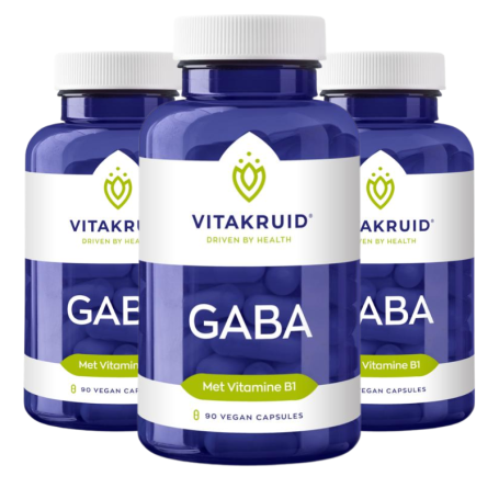 3x Vitakruid GABA (90 capsules) van Vitakruid