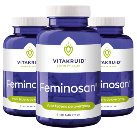 3x Vitakruid Feminosan (180 tabletten) van Vitakruid