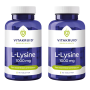 2x Vitakruid L-Lysine 1000mg (90 tabletten) van Vitakruid