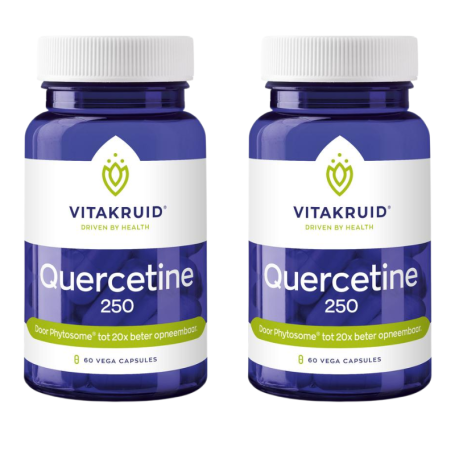 2x Vitakruid Quercetine 250 (60 capsules) van Vitakruid