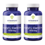 2x Vitakruid Acetyl-L-Carnitine 500mg (90 capsules) van Vitakruid