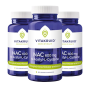 3x Vitakruid NAC 600mg N-Acetyl-L-Cysteine (60 capsules) van Vitakruid
