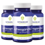 3x Vitakruid Ashwagandha KSM-66 & Bioperine (60 capsules) van Vitakruid