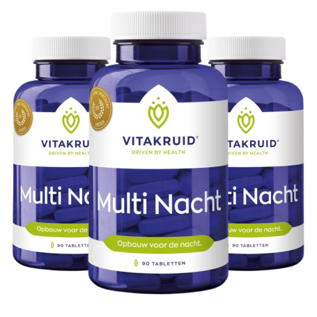 3x Vitakruid Multi nacht (90 tabletten) van Vitakruid