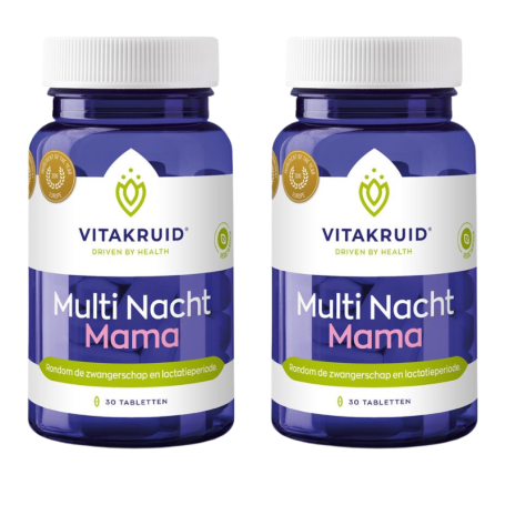 2x of Vitakruid Multi Nacht Mama (30 tabletten) van Vitakruid