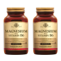 2x Solgar Magnesium met Vitamine B-6 (100 tabletten) van Solgar