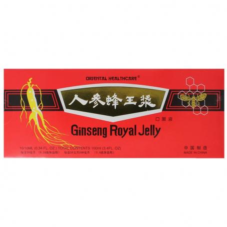 Ginseng royal jelly 10x 10ml van Oriental Health