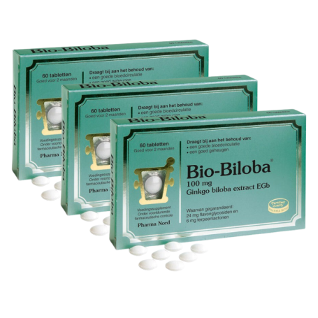 3x Pharma Nord Bio Biloba (60 tabletten) van Pharma Nord