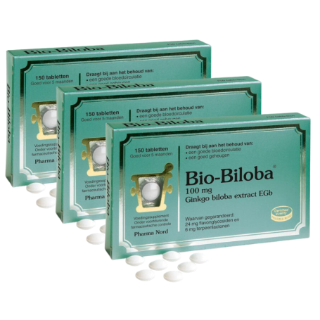 3x Pharma Nord Bio Biloba (150 tabletten) van Pharma Nord