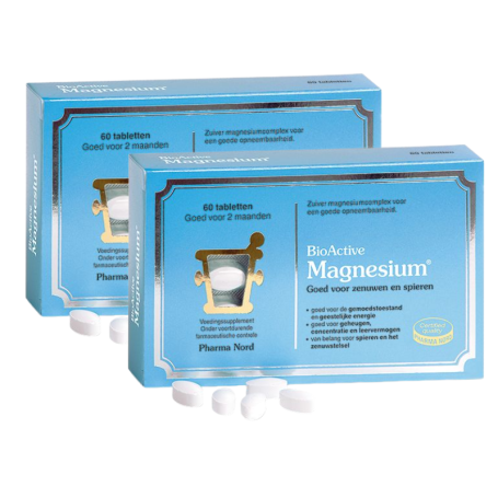 2x Pharma Nord BioActive Magnesium (60 tabletten) van Pharma Nord